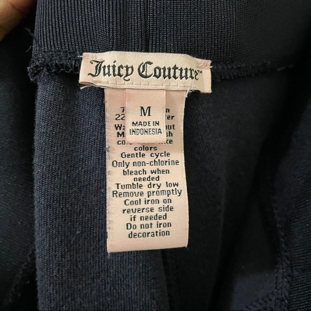 Juicy Couture Velour Jogger Pants Medium - Picture 4 of 4